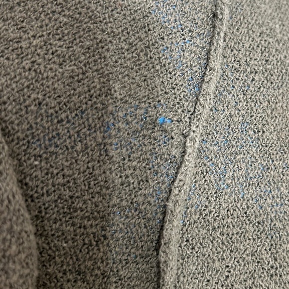 Sparrow Anthro Olive Green woven a line essential basic 3/4 sleeve top medium - Picture 7 of 10